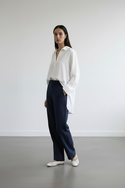 La chemise ease blanche