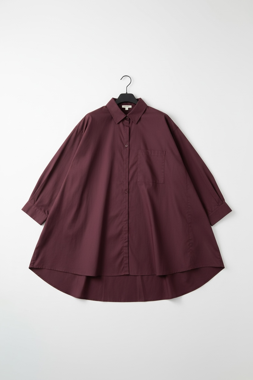 La chemise basique burgundy