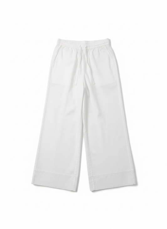 Le pantalon basique blanc