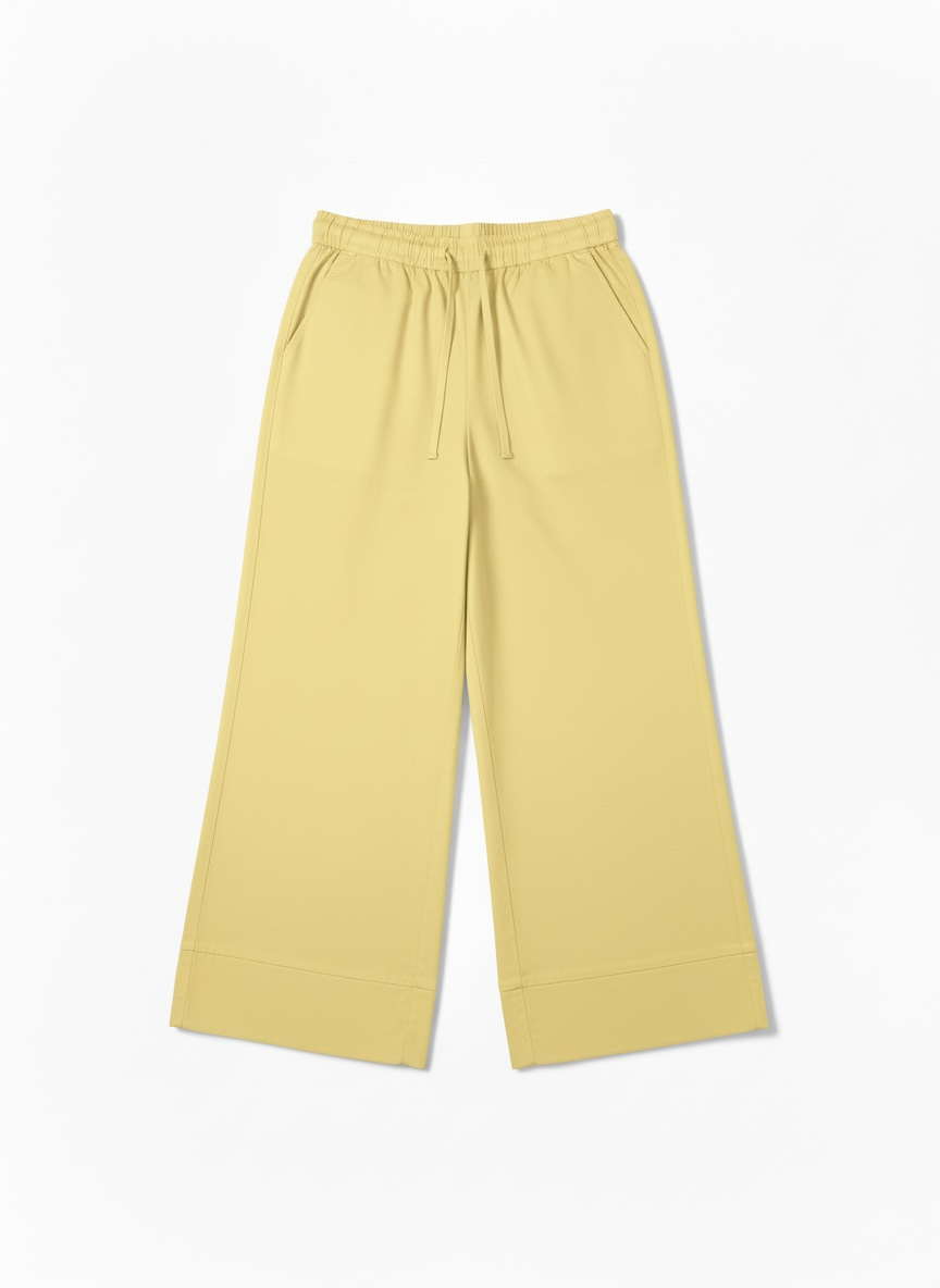 Le pantalon basique jaune