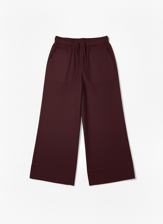 Le pantalon basique burgundy