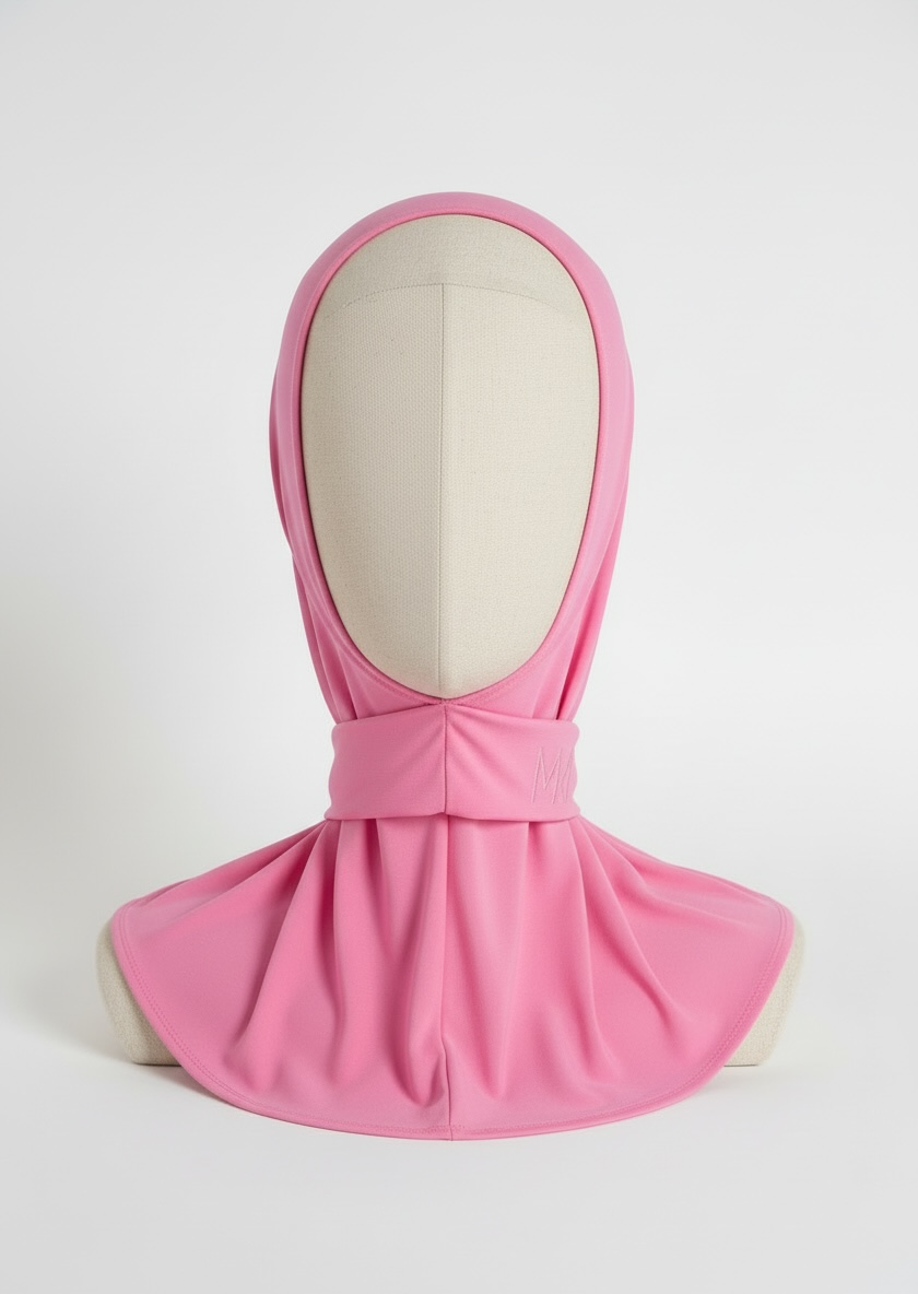 La cagoule en jersey premium rose