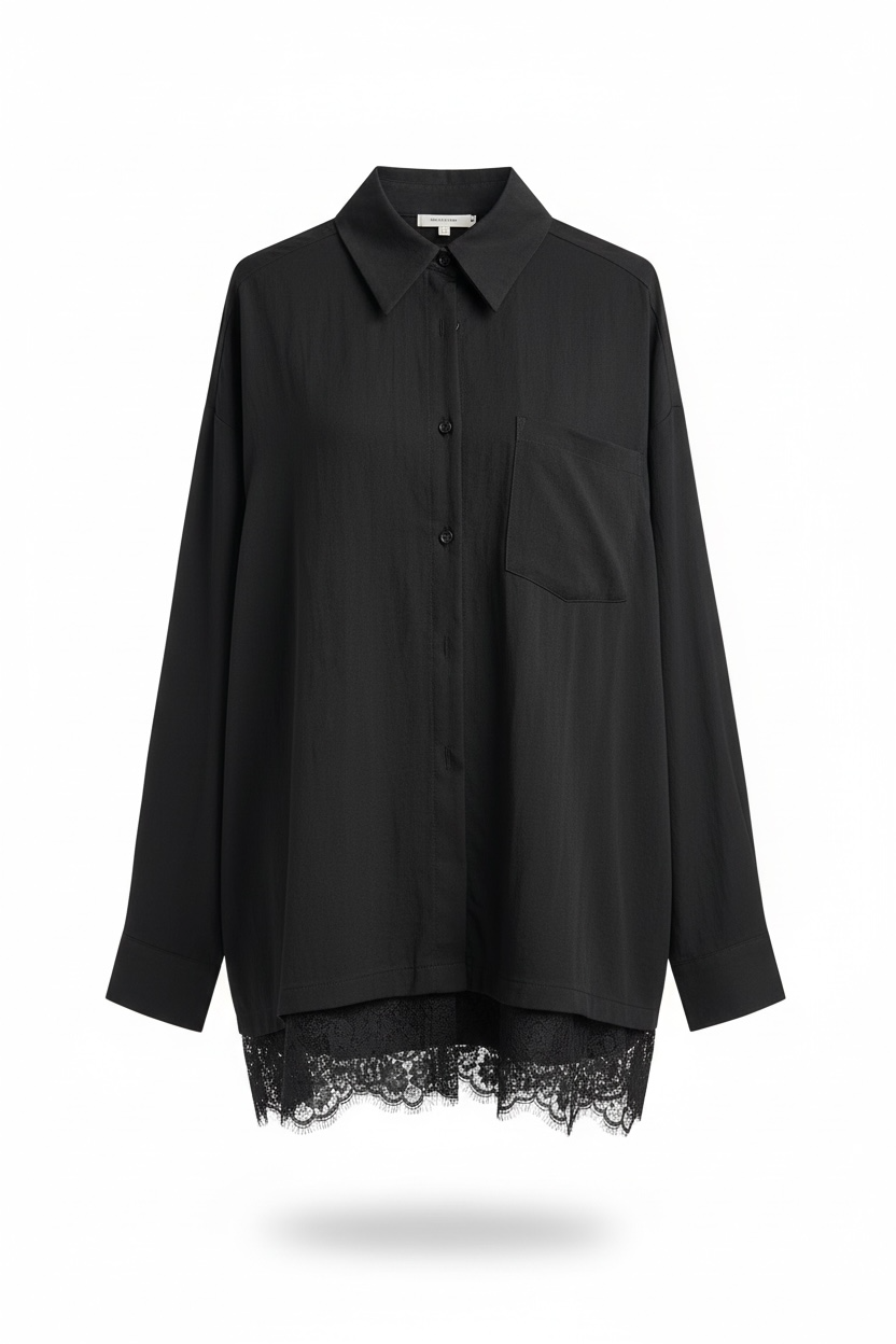 La chemise layering noir