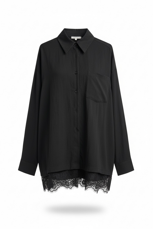La chemise layering noir