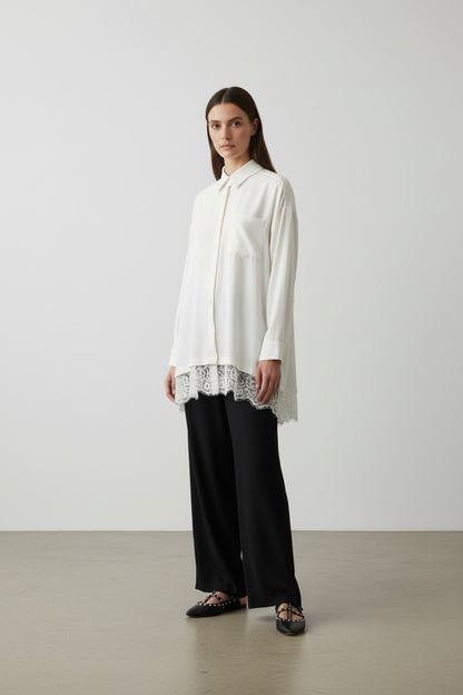 La chemise layering blanche
