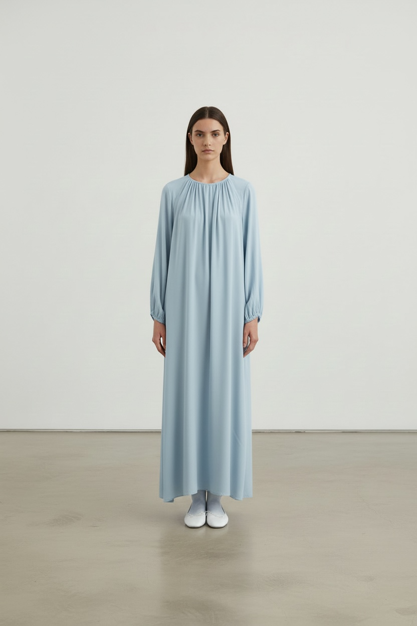 La robe Sélène bleu ciel