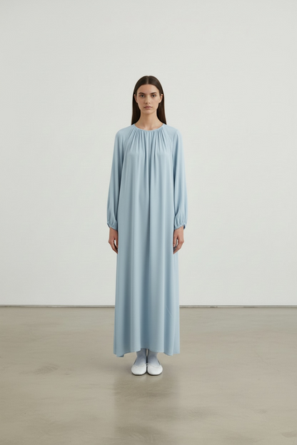 La robe Sélène bleu ciel