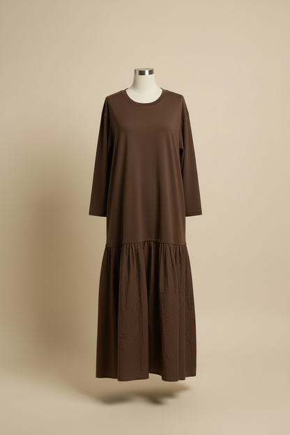 La robe Luma chocolat
