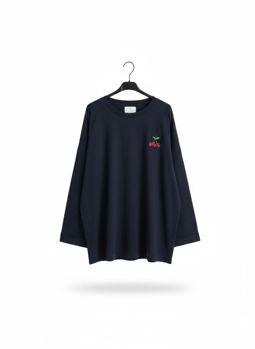 Le t shirt cherry marine