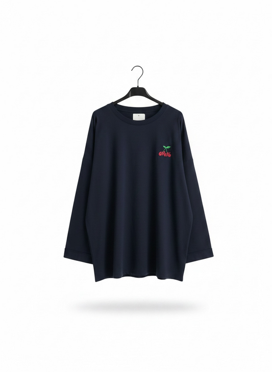 Le t shirt cherry marine