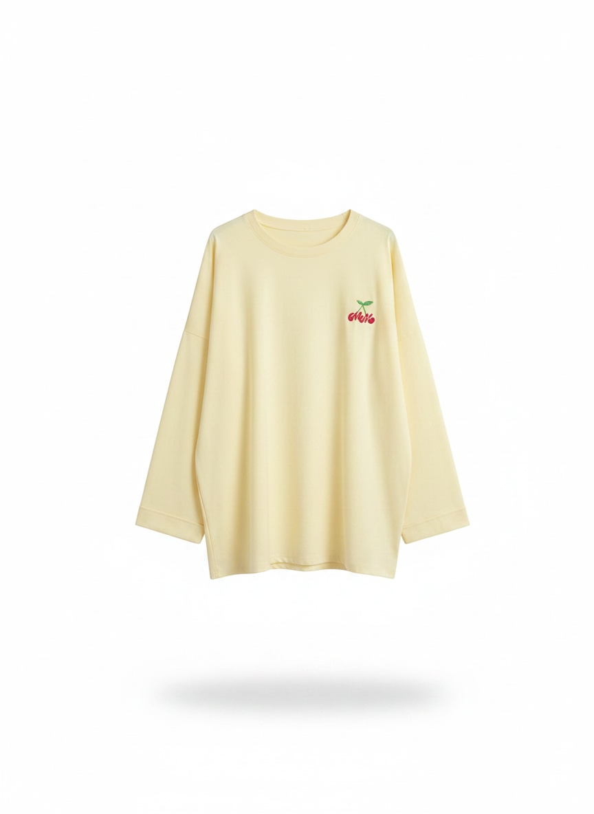 Le t shirt cherry jaune