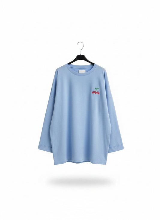 Le t shirt cherry bleu ciel