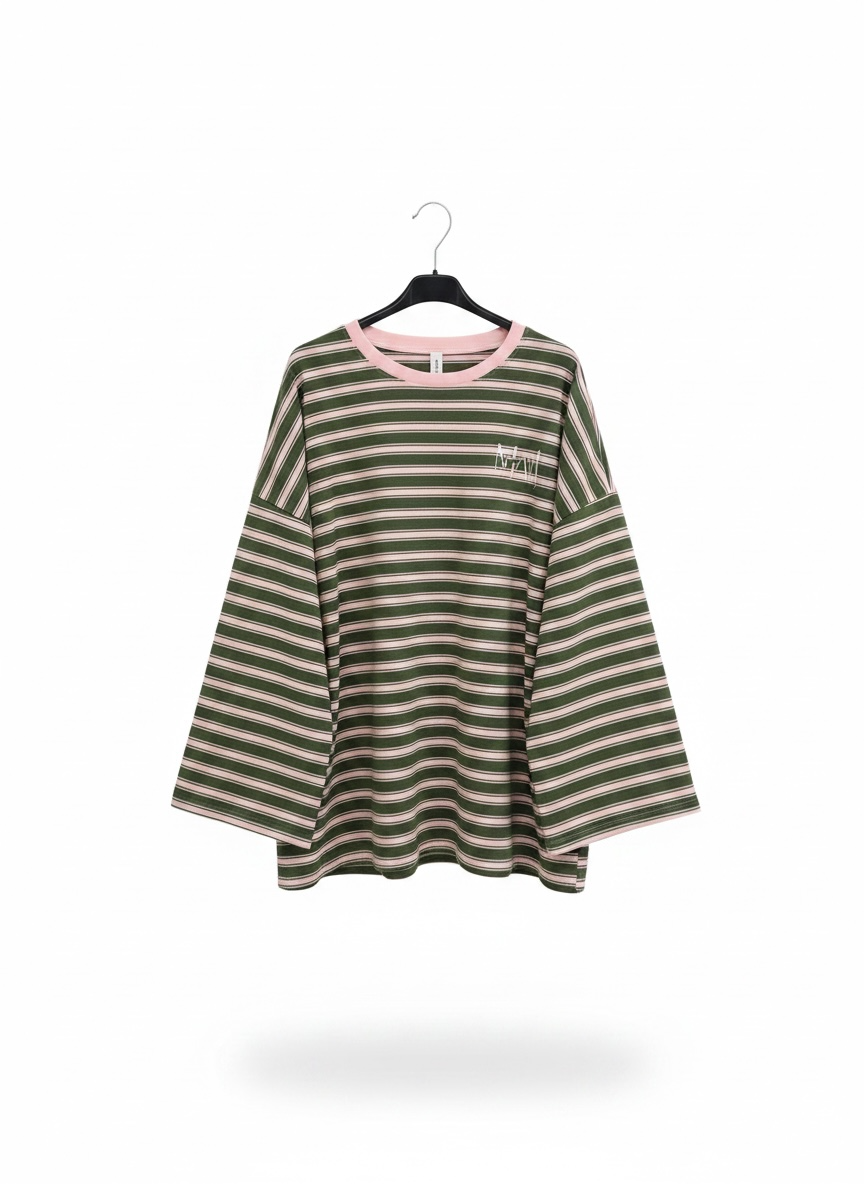 La marinière II vert/rose