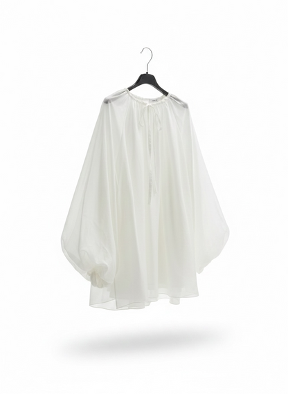 La blouse tencel blanche