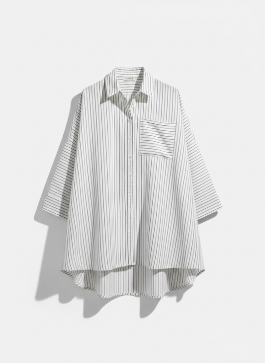 La chemise rayé blanche