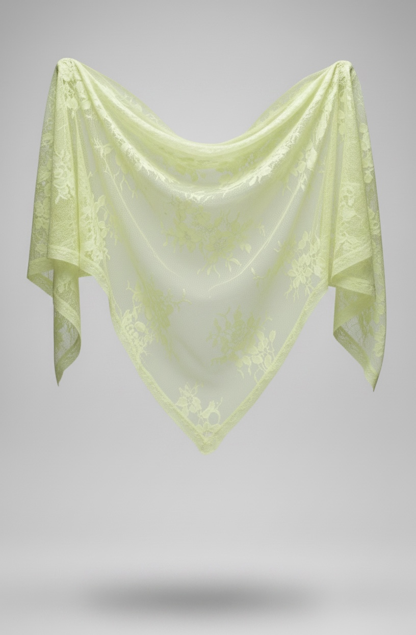 Le triangle dentelle jaune