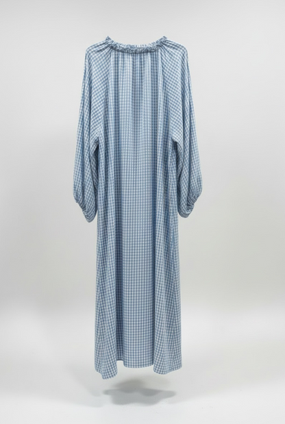 La robe vichy bleu