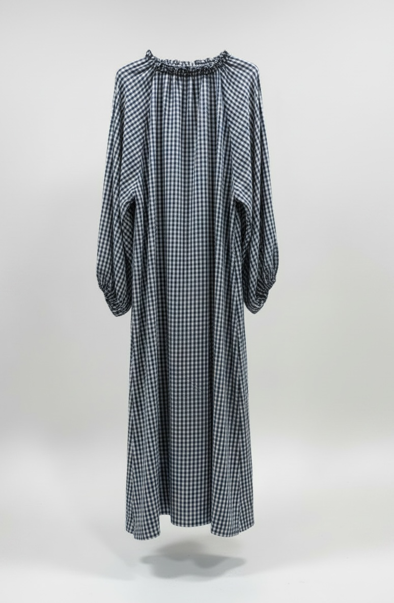 La robe vichy marine