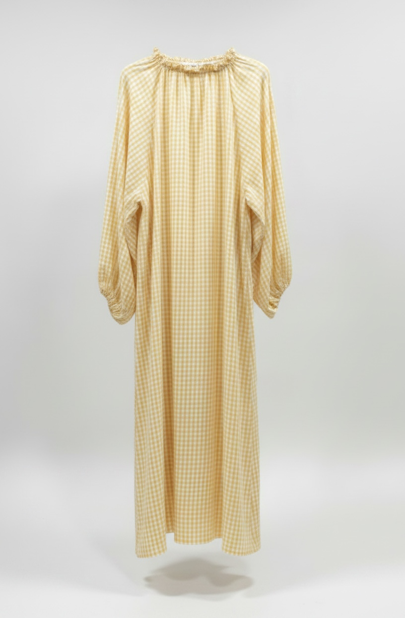 La robe vichy jaune