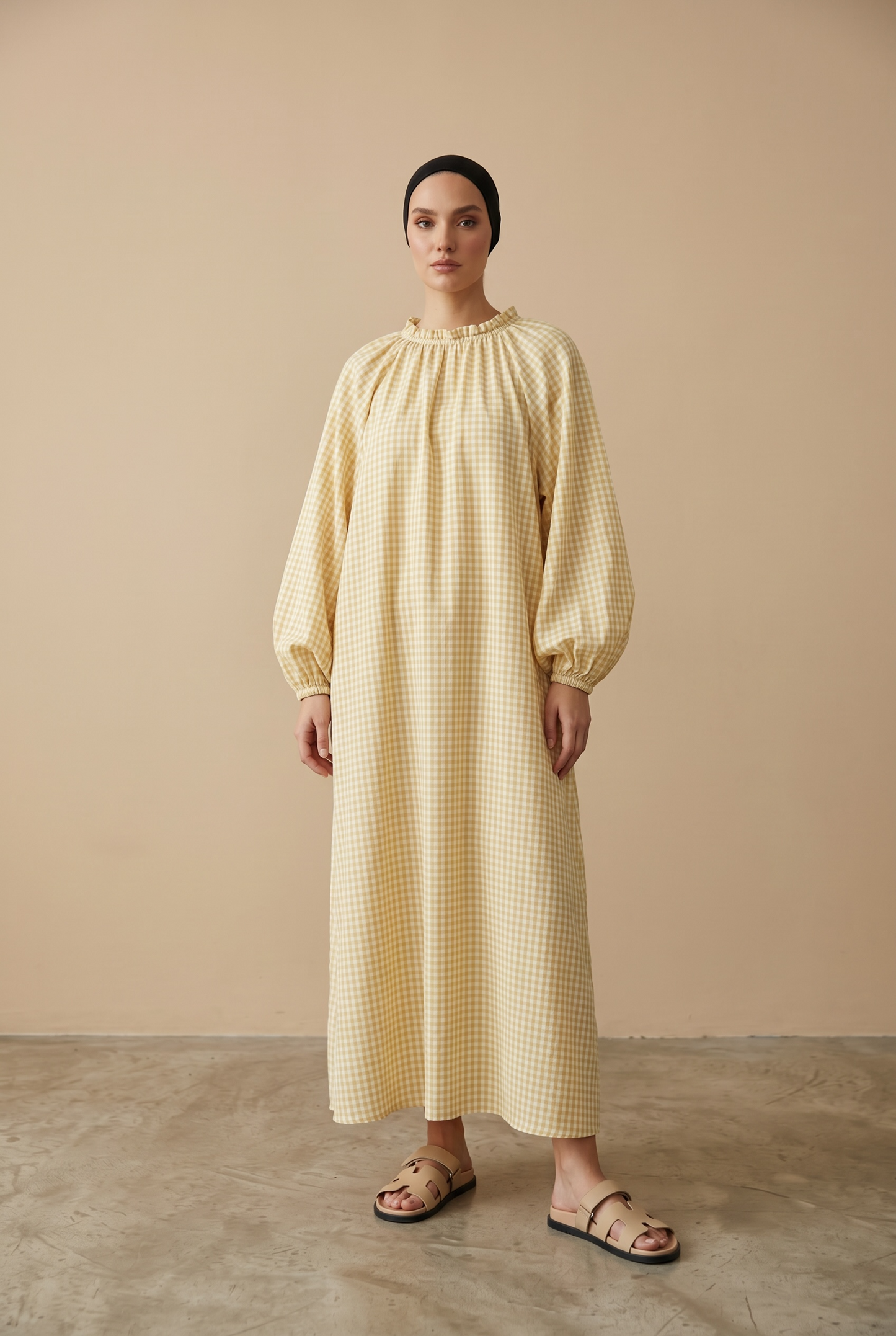 La robe vichy jaune