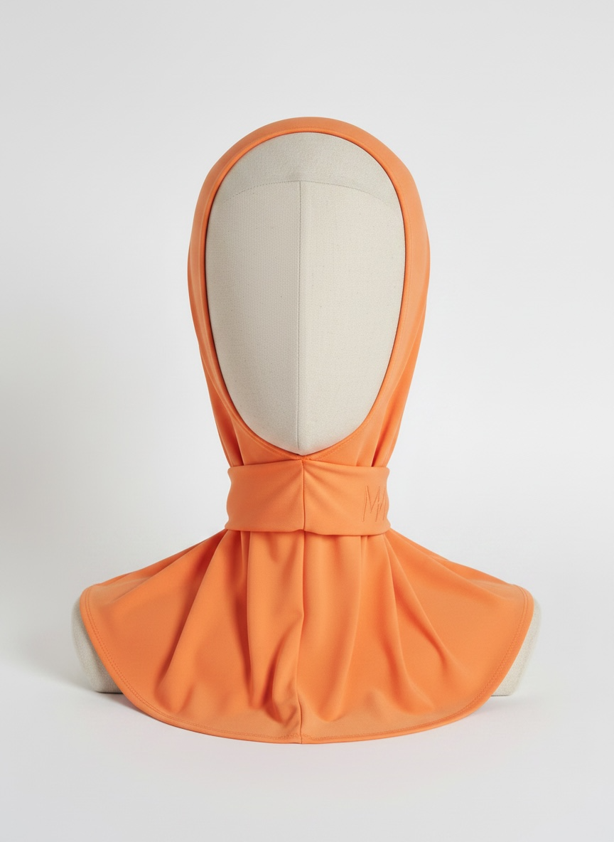 La cagoule en jersey premium orange