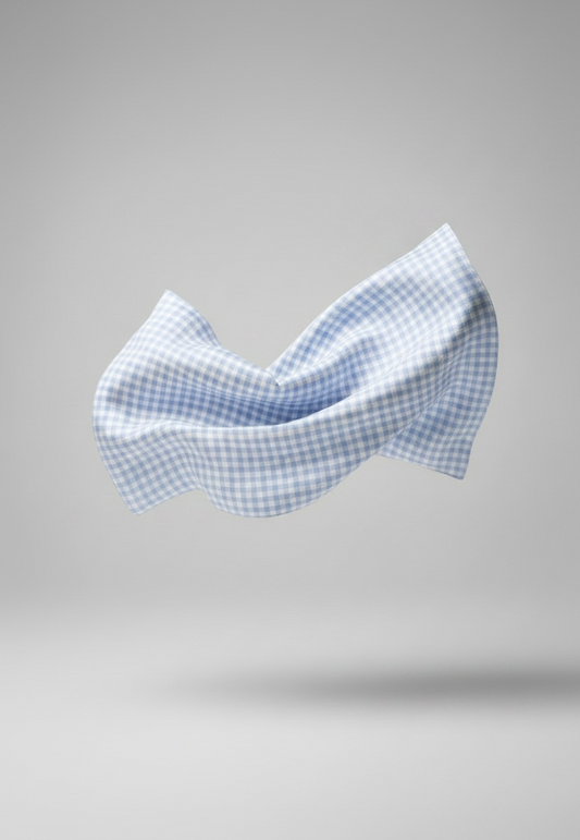 La carré vichy bleu