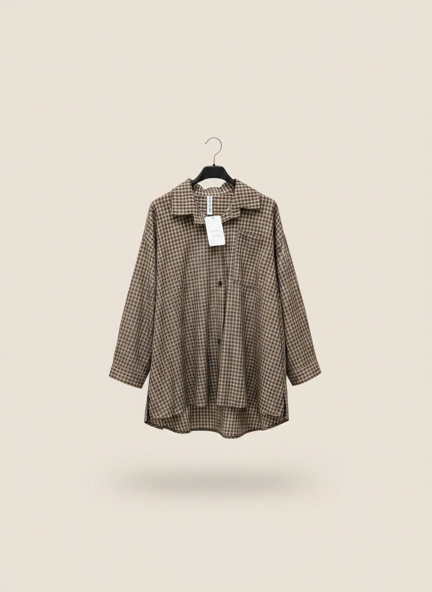 La chemise rayé chocolat