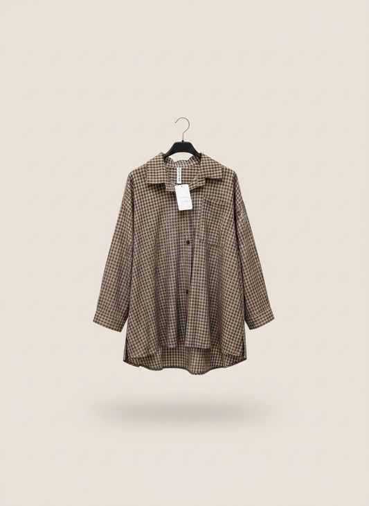 La chemise rayé chocolat