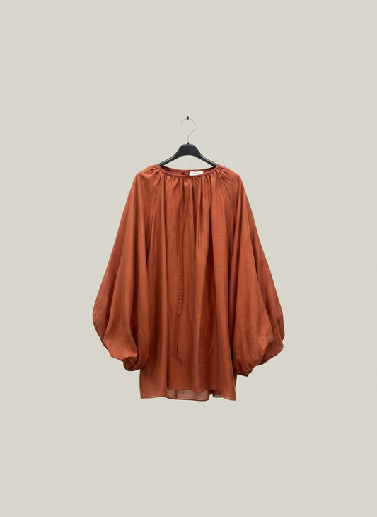 La blouse tencel terracotta