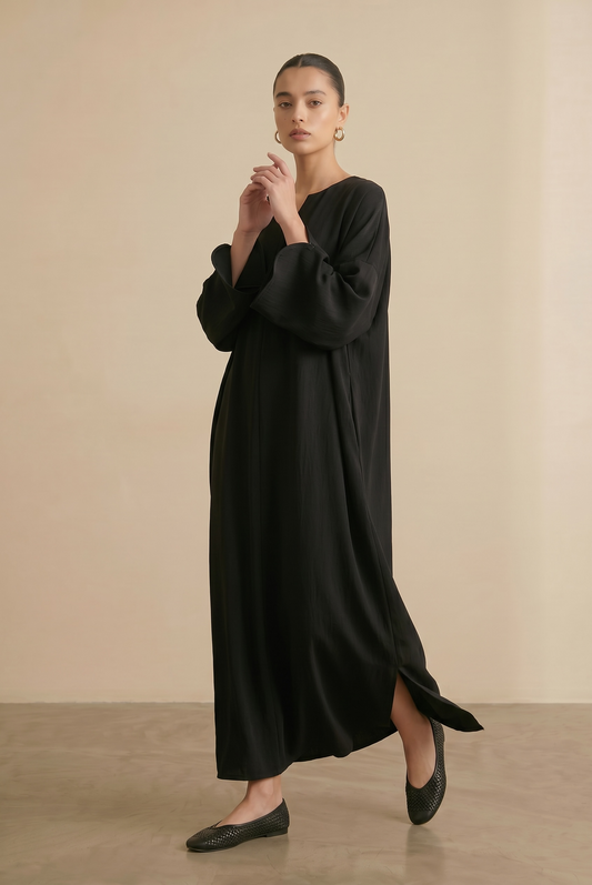 La robe epure noir