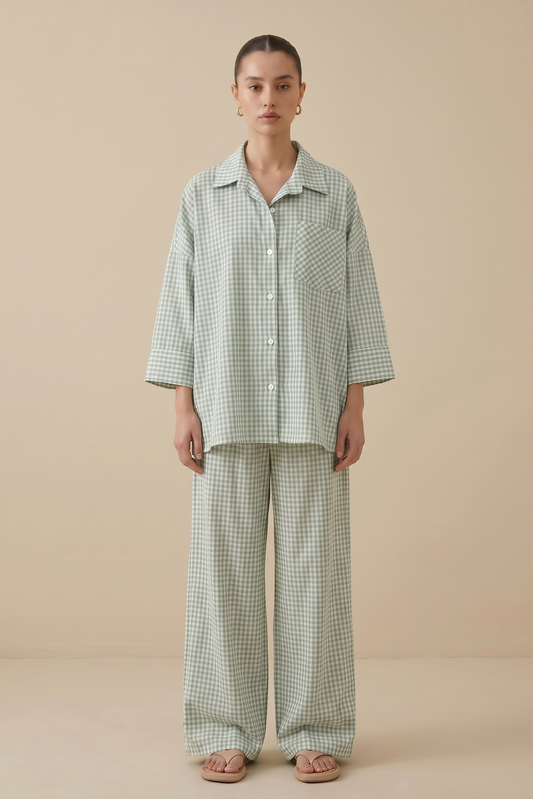 L'ensemble vichy vert