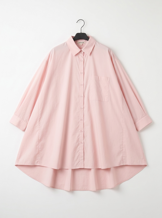 La chemise basique rose