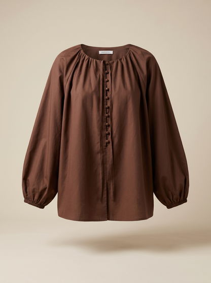 La blouse coton