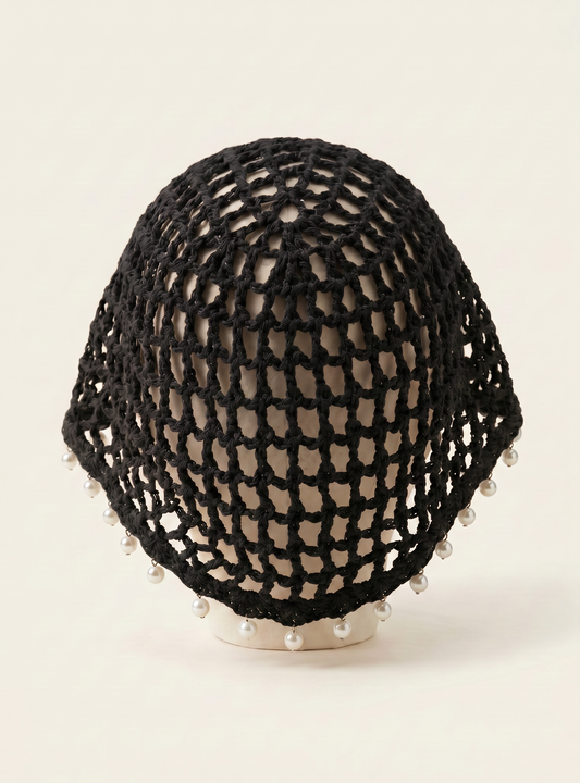Le bonnet perle noir