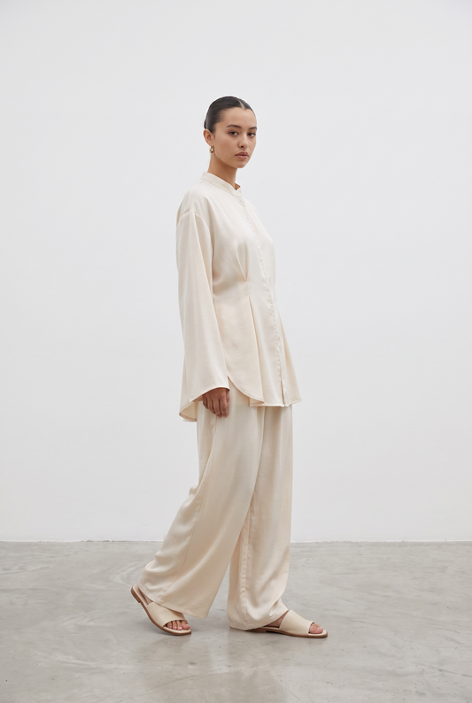 L'ensemble cintré beige