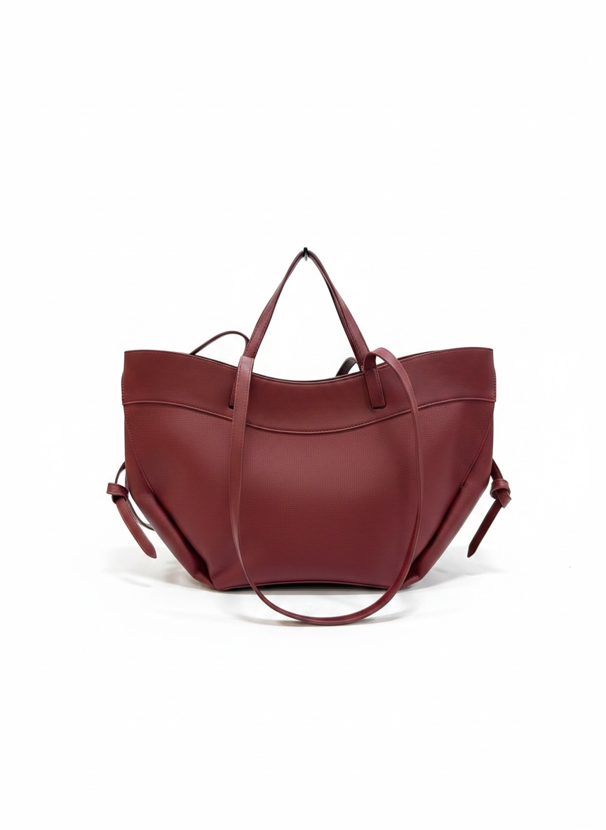 Le cabas simili Burgundy