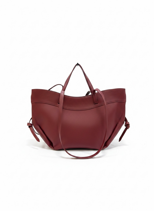 Le cabas simili Burgundy