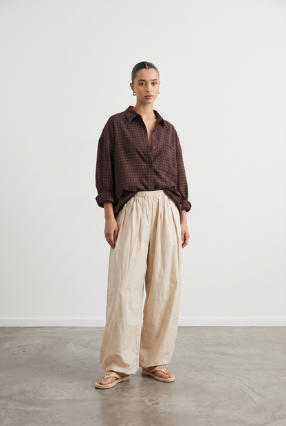 La chemise bucheron chocolat