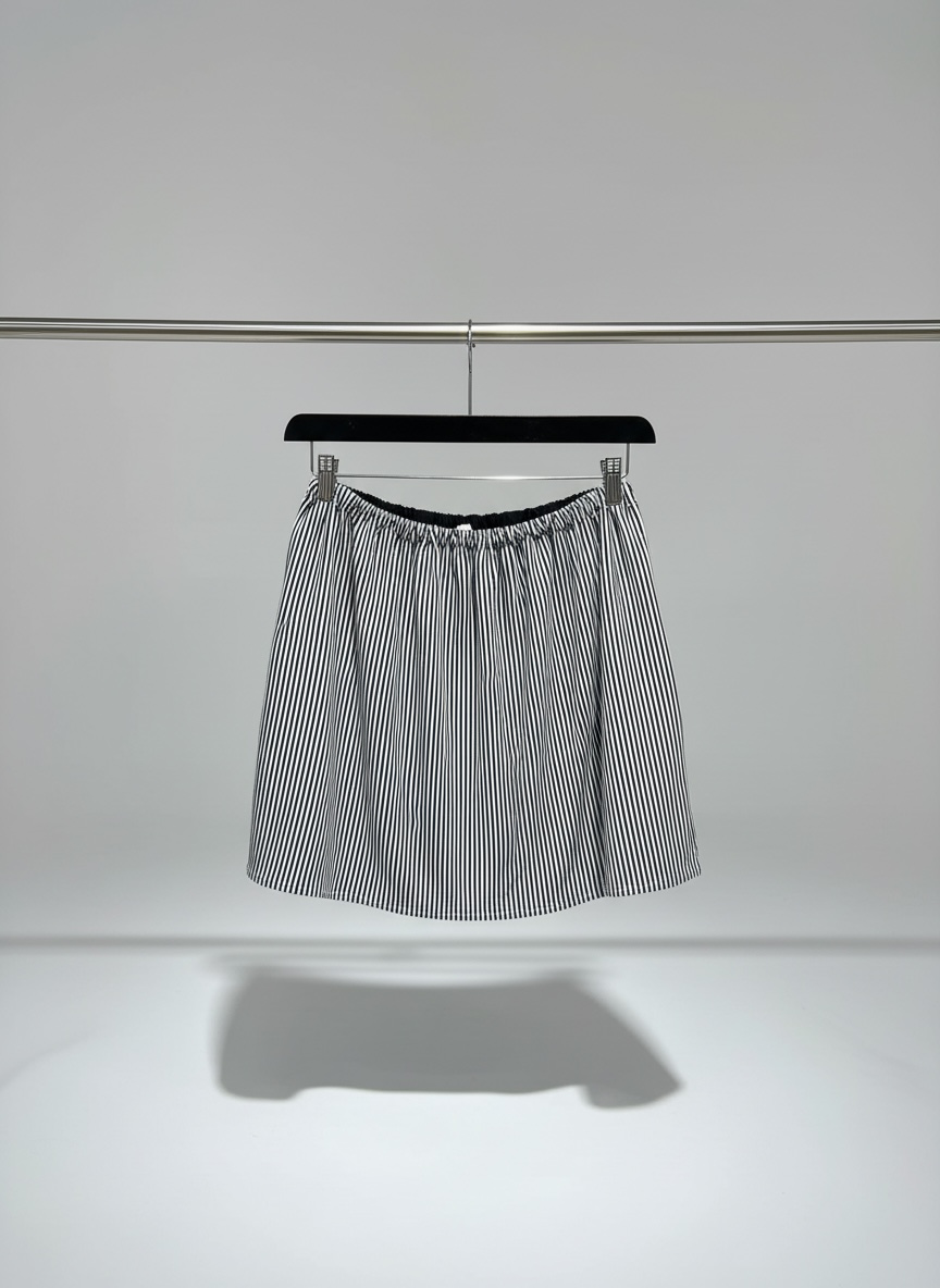 Le jupon de layering rayé