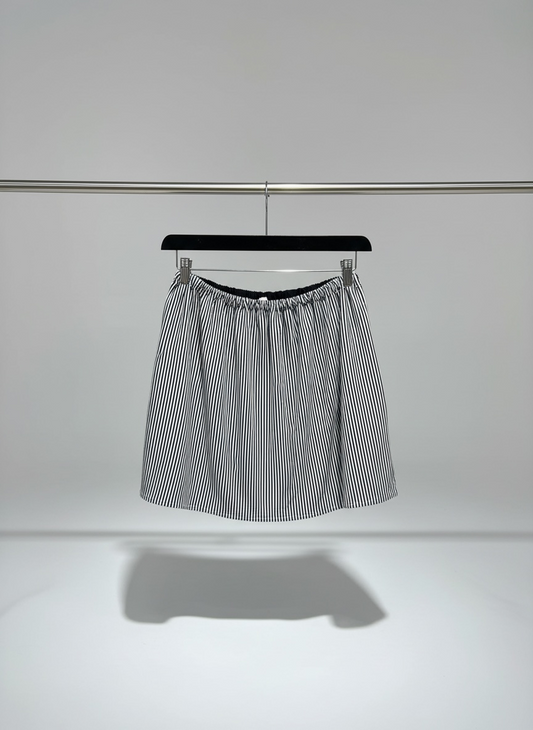 Le jupon de layering rayé