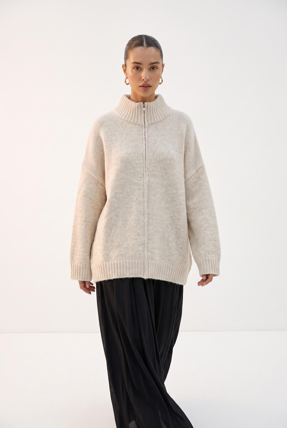 Le gilet beige