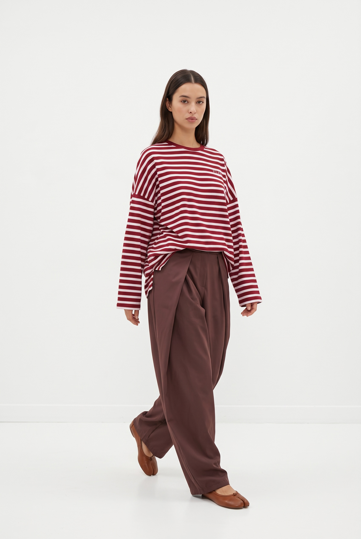 Le pantalon ballon prune