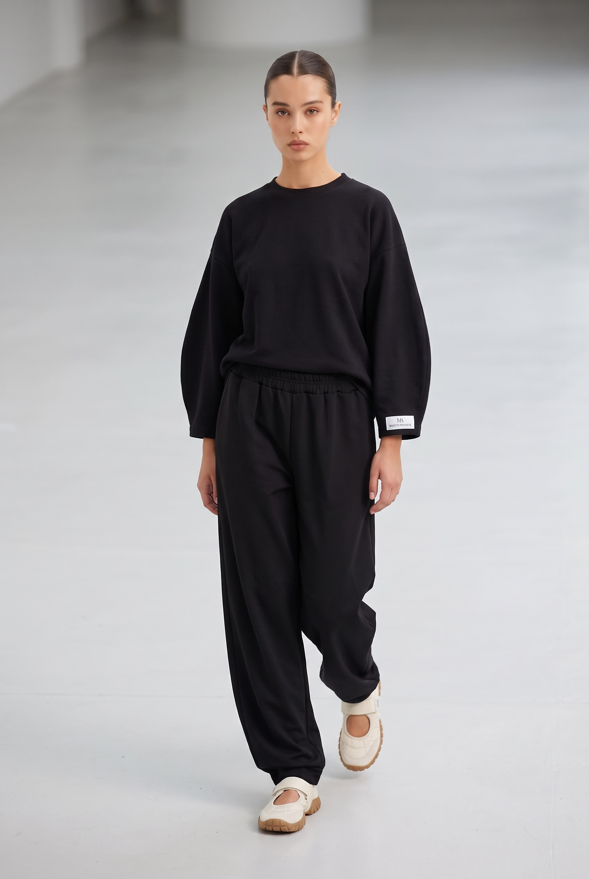Le jogging barrel noir