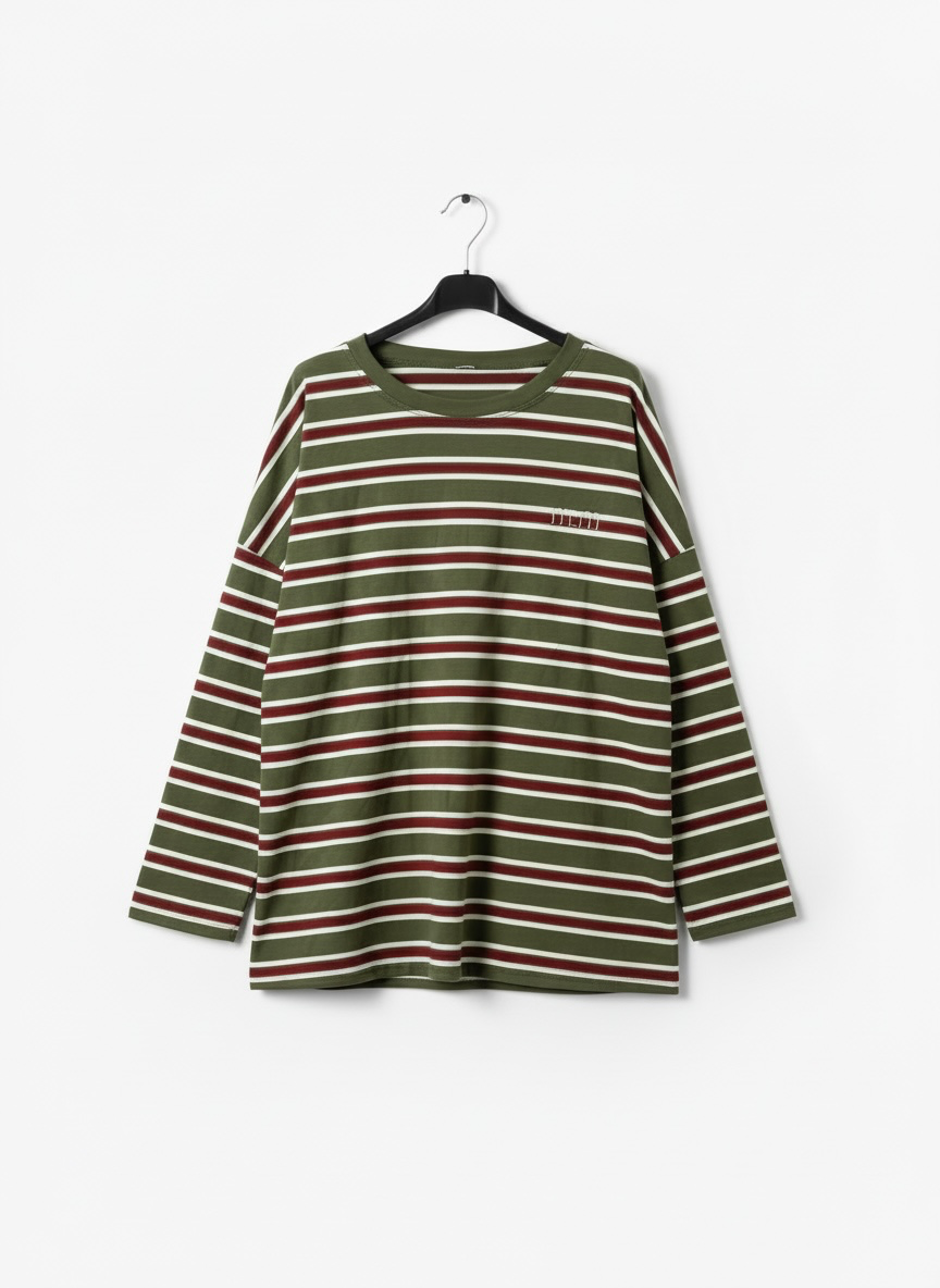La marinière burgundy/ vert