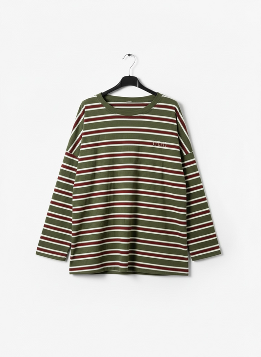 La marinière burgundy/ vert