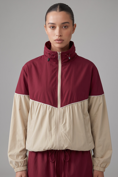 Le coupe-vent burgundy