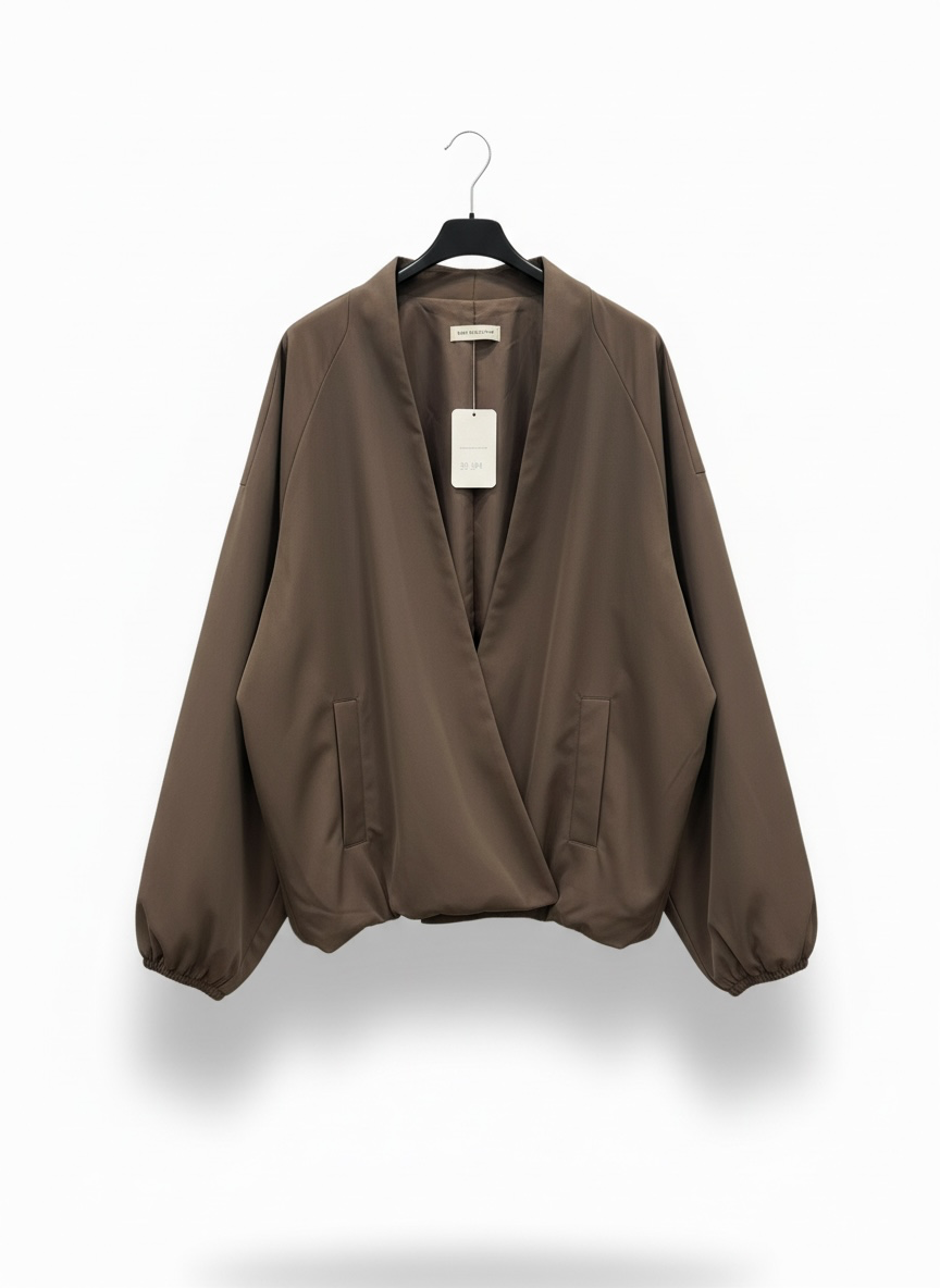 Le blouson volume chocolat