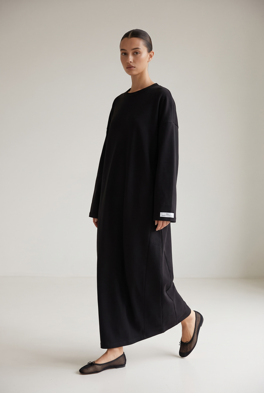 La robe ballon noir