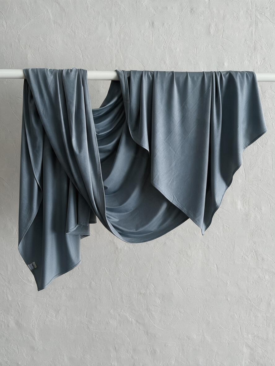 Le jersey liquide bleuet