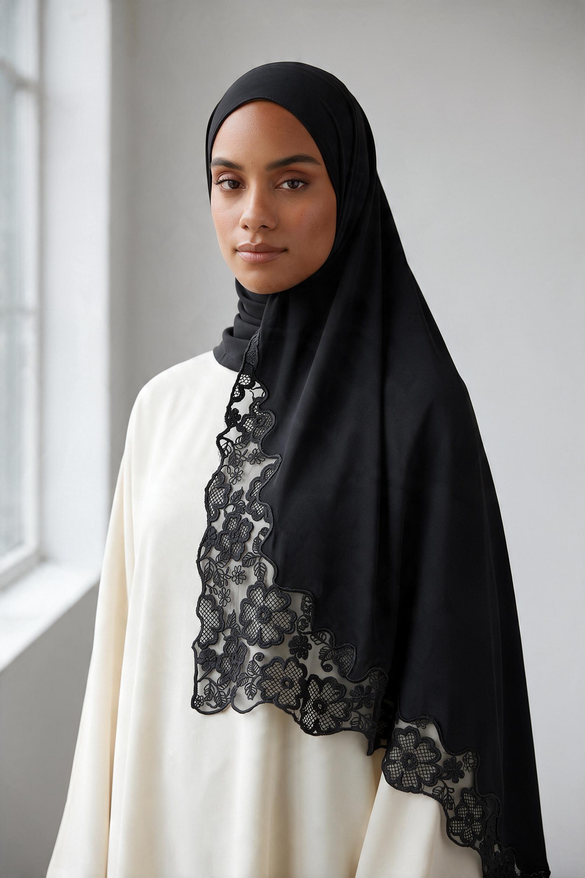 Le jersey dentelle noir